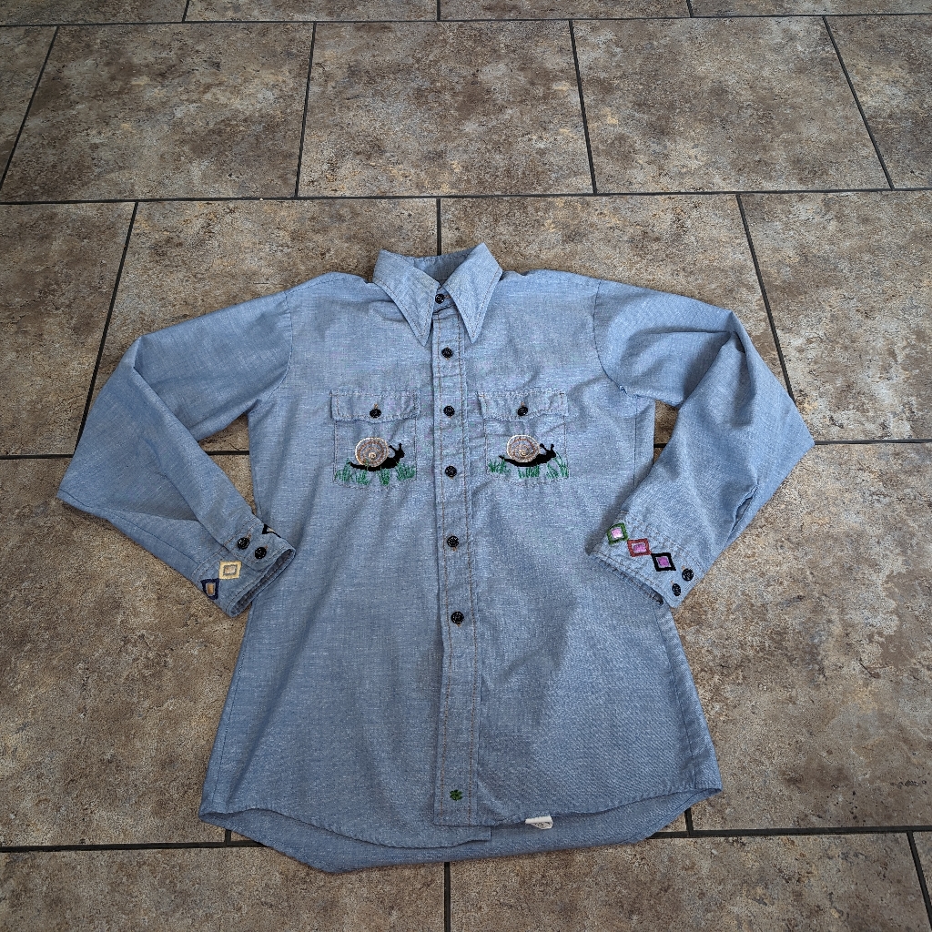 Vintage 1970s Wrangler Ladies Small Top